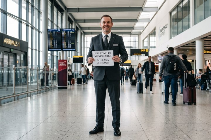 Manchester: MAN Airport Private Transfer to/from City Center - Photo 1 of 10